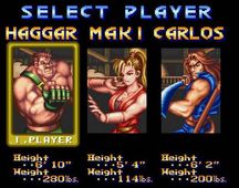 une photo d'Ã©cran de Final Fight 2 sur Nintendo Super Nes